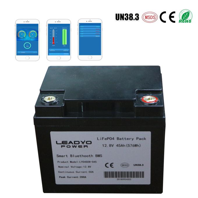 Leadyo 12 Volt Deniz Bataryası Bluetooth Opsiyonel 50 Amper Saat 0