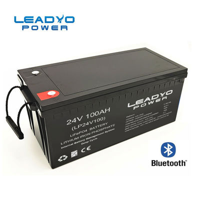 Akıllı Lityum İyon Deniz Pili 24v 100Ah Derin Döngülü Lifepo4 Bluetooth'lu Tekne Yatları için Piller