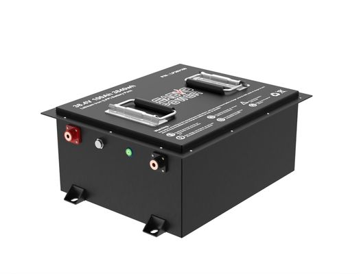 Tek duraklı Lityum Golf Arabası 36V 38.4V 100Ah LiFePO4 LFP Pil Üreticisi Şarj ile