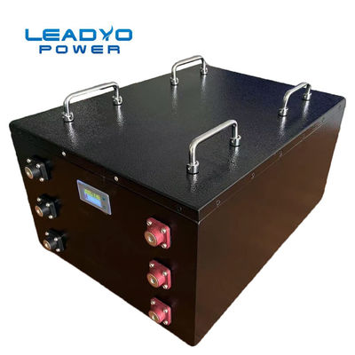 UN38.3 CE MSDS 48V 100Ah Lityum Golf Arabası Metal Kasalı Pil Paketi