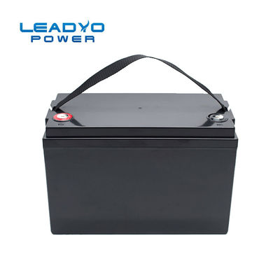 satın al LEADYO 12V 100Ah Şarj Edilebilir Pil Lifepo4 Pil Paketi 5000 Kez Uzun Ömür Döngüsü çevrimiçi üretim