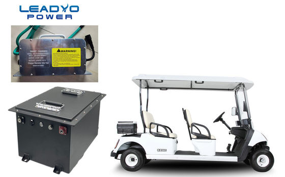 İyi fiyat Aşırı şarj / aşırı akım / kısa devre koruması ile 100A golf arabası lityum pil çevrimiçi
