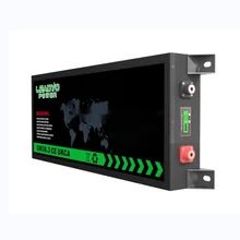 İyi fiyat M8 terminalleri ile ince 12V 120A lityum iyonlu pil Uzun süreli güç kaynağı çevrimiçi