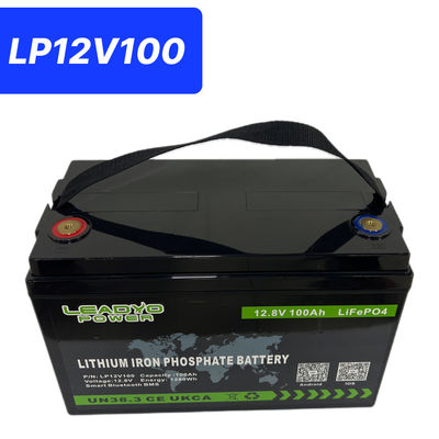 12V 100Ah 12.8V LiFePO4 Lityum Bataryası Bluetooth Grup 31 Boyutu ile