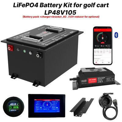 İyi fiyat 48V 105Ah Lityum Golf Araba Pil - Güç Serisi çevrimiçi