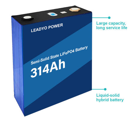 İyi fiyat LiFePO4 Yarı Katı Hal 3.2V 314Ah Lityum Prizmatik Pil Hücresi çevrimiçi