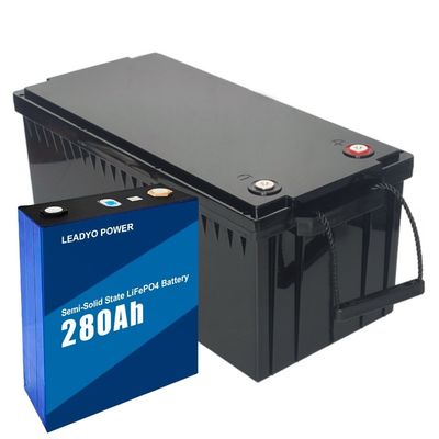 İyi fiyat 12v 280Ah Lifepo4 High-Safety Hybrid Semi-Solid State 12.8V 200Amp BMS Lifepo4 Battery Pack çevrimiçi
