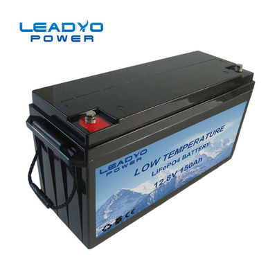 İyi fiyat Soğuk Hava Düşük Sıcaklık LiFePO4 Pil 12V 150Ah ABS Kasa çevrimiçi