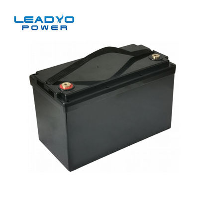 İyi fiyat Leadyo Smart BMS Lifepo4 Pil 12V 100ah 1280Wh Siyah Vidalanabilir ABS Kılıf çevrimiçi