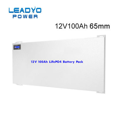İyi fiyat LEADYO İnce Lityum Derin Döngü Pil 12V 100Ah AGM Karavan Pilini Değiştirin çevrimiçi