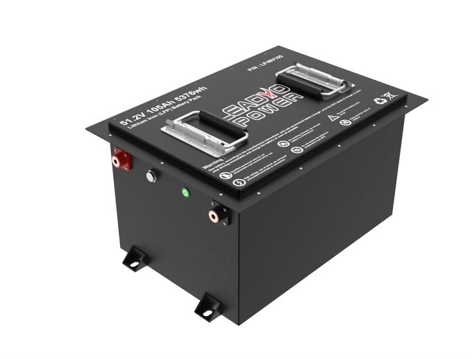 51.2V 105Ah Golf Arabaları LiFePO4 Pil BMS 48v Lifepo4 Golf Araba Pil 3